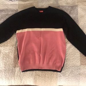 Supreme Pique Crewneck (Pink)
